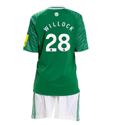 Newcastle United Joe Willock #28 Replika Babytøj Udebanesæt Børn 2025-26 Kortærmet (+ Korte bukser)